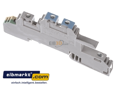 Top rear view Weidmller WDL 2.5/S/N/L/PE Installation terminal block 6mm 24A 3-p - 
