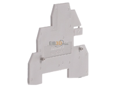View on the right Weidmller WAP WDL2.5/S End/partition plate for terminal block 
