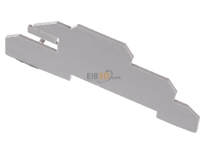 View up front Weidmller WAP WDL2.5/S End/partition plate for terminal block 

