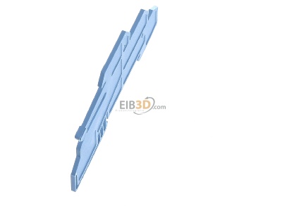 View top left Weidmller WHP WDL2.5/S BL End/partition plate for terminal block 
