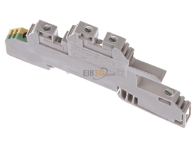 Top rear view Weidmller WDL 2.5/S/L/L/PE Installation terminal block 6mm 24A 3-p 
