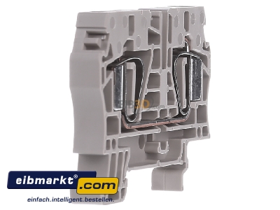 Ansicht links Weidmller 1608620000 Durchgangsklemme 6qmm beige ZDU 6