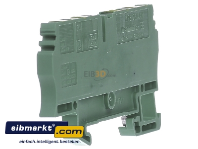 View on the right Weidmller ZPE 2.5/4AN Ground terminal block 1-p 5mm - 
