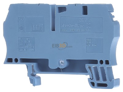 Ansicht hinten Weidmller ZDU 6 BL Durchgangsklemme 6qmm bl 