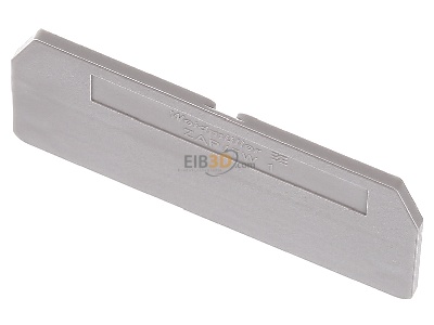 View up front Weidmller ZAP/TW 1 End/partition plate for terminal block 
