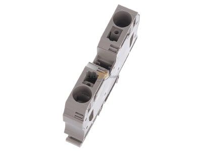 Ansicht oben links Weidmller ZDU 35 Durchgangsklemme 35qmm beige 