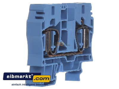 Ansicht links Weidmller ZDU 10 BL Durchgangsklemme blau 10qmm 