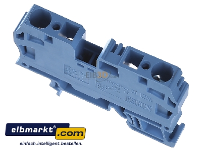Ansicht oben hinten Weidmller ZDU 10 BL Durchgangsklemme blau 10qmm 