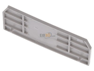 View up front Weidmller ZAP/TW ZDU16 End/partition plate for terminal block 
