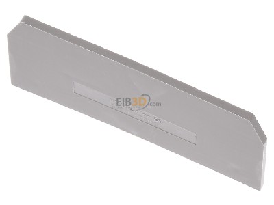 Top rear view Weidmller ZAP/TW ZDU16 End/partition plate for terminal block 
