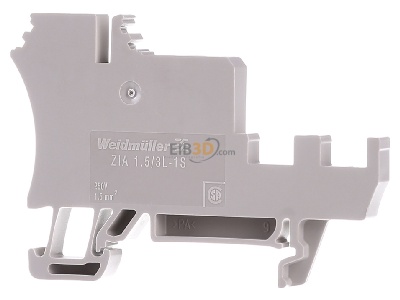 Back view Weidmller ZIA 1.5/3L-1S Sensor/actuator terminal block 3-p 
