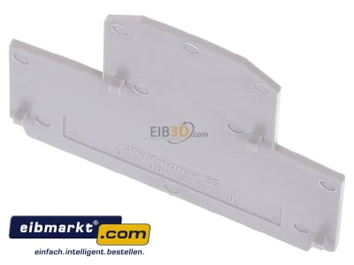 View up front Weidmller WAP WDK2.5/4 N End/partition plate for terminal block
