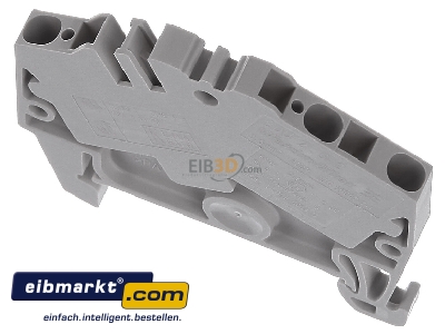 Top rear view Weidmller ZDU 2.5-2/3AN Feed-through terminal block 5mm 24A
