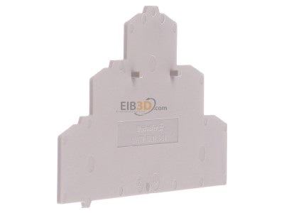 View on the right Weidmller ZAP/TW ZDLD2.5-2N End/partition plate for terminal block 
