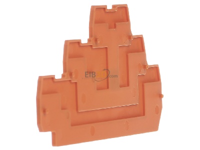 Ansicht rechts WAGO 870-569 Abschluplatte 2mm orange 