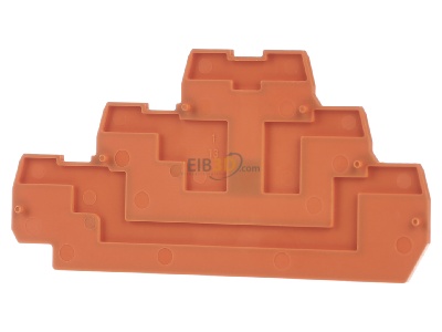 Ansicht hinten WAGO 870-569 Abschluplatte 2mm orange 