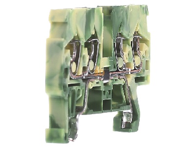 Ansicht links WAGO Kontakttechnik 870-837 Schutzleiterklemme 0,08-2,5/4qmm gn/ge 