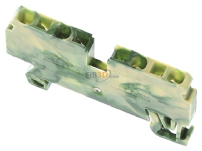 Top rear view WAGO Kontakttechnik 870-837 Ground terminal block 1-p 5mm 
