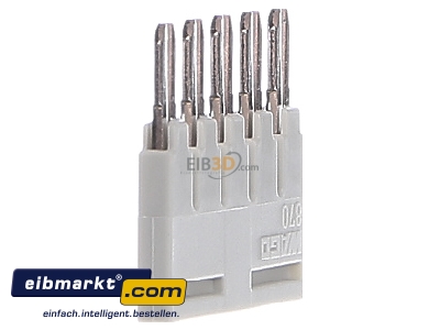 View on the left WAGO Kontakttechnik 870-405 Cross-connector for terminal block 5-p
