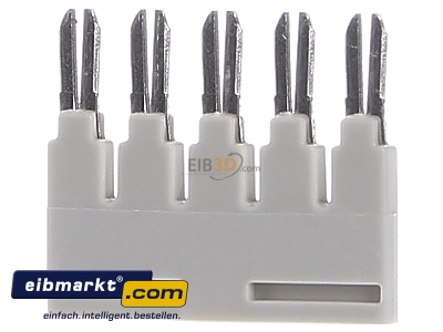 Back view WAGO Kontakttechnik 870-405 Cross-connector for terminal block 5-p
