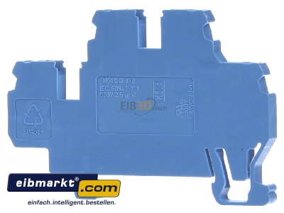 Back view WAGO Kontakttechnik 870-504 Feed-through terminal block 5mm 24A
