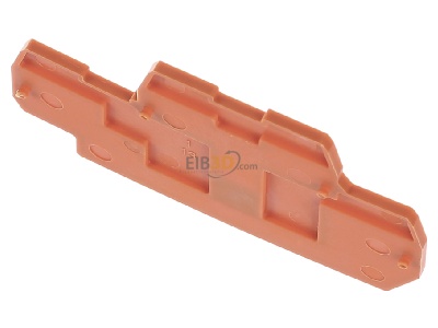 Ansicht oben hinten WAGO 870-519 Abschluss-/Zwischenplatte 2mm, orange 