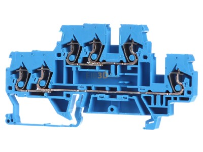 Front view WAGO 870-534 Feed-through terminal block 5mm 24A 
