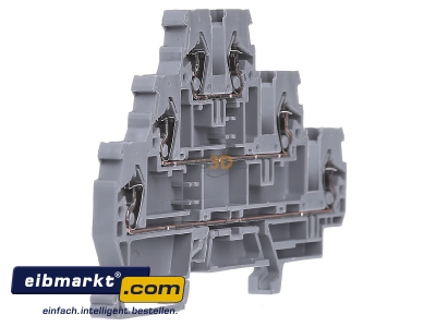 View on the left WAGO Kontakttechnik 870-551 Feed-through terminal block 5mm 24A - 
