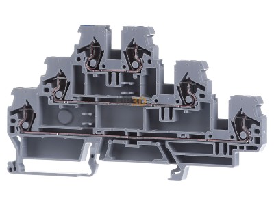 Front view WAGO 870-553 Installation terminal block 5mm 24A 3-p 
