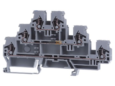 Frontansicht WAGO 870-553 Dreistockklemme 0,08-2,5/4qmm L/L/N 