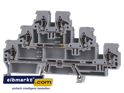 Front view WAGO Kontakttechnik 870-567 Installation terminal block 5mm 24A 3-p
