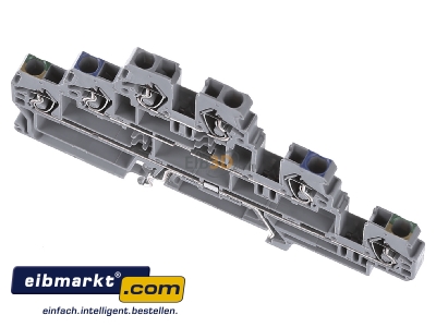 View up front WAGO Kontakttechnik 870-567 Installation terminal block 5mm 24A 3-p
