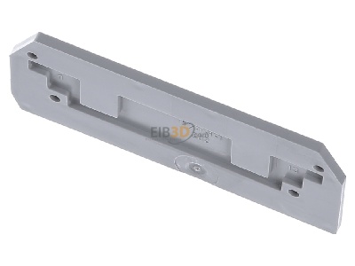Ansicht oben vorne WAGO 282-325 Abschluplatte grau, 2,5mm dick 