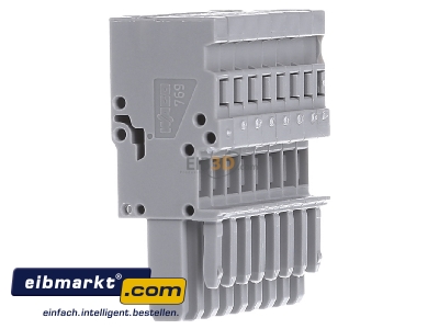 Ansicht links WAGO Kontakttechnik 769-108 Federleiste 8pol. gr 