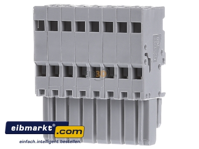 Ansicht hinten WAGO Kontakttechnik 769-108 Federleiste 8pol. gr 