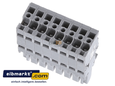 Ansicht oben hinten WAGO Kontakttechnik 769-108 Federleiste 8pol. gr 