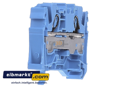 Ansicht links WAGO Kontakttechnik 2006-1204 Durchgangsklemme 0,5-6/10qmm blau, 2L 