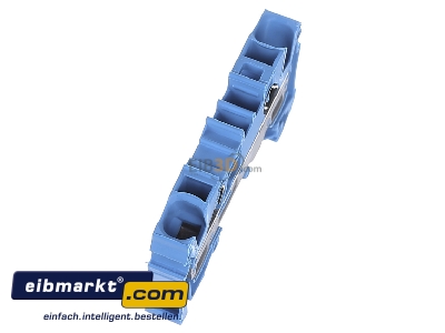 Ansicht oben links WAGO Kontakttechnik 2006-1204 Durchgangsklemme 0,5-6/10qmm blau, 2L 
