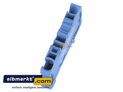 Ansicht oben rechts WAGO Kontakttechnik 2006-1204 Durchgangsklemme 0,5-6/10qmm blau, 2L 