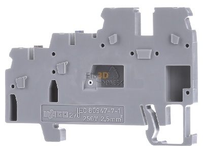 Back view WAGO Kontakttechnik 270-560 Sensor/actuator terminal block 3-p 5mm 
