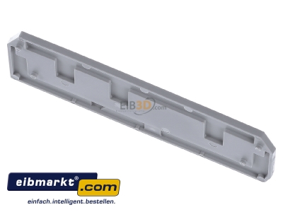 Ansicht oben hinten WAGO Kontakttechnik 284-308 Abschluplatte grau 