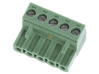 Top rear view Phoenix MSTB 2,5/ 5-ST-5,08 Cable connector for printed circuit 
