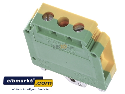 Top rear view Phoenix Contact USLKG 35-1 Ground terminal block 1-p 15,2mm
