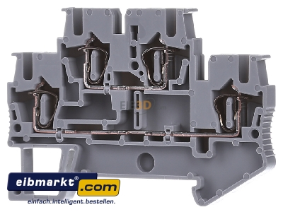 Front view Phoenix Contact STTB 2,5 Feed-through terminal block 5,2mm 26A
