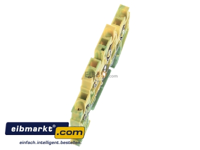 View top left Phoenix Contact STTB 2,5-PE Ground terminal block 2-p 5,2mm 
