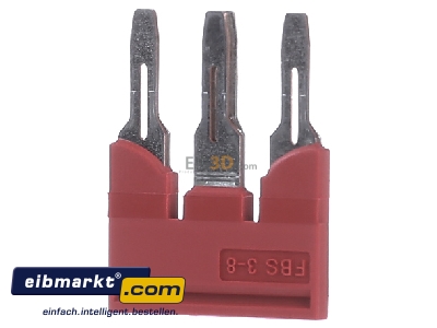 Ansicht hinten Phoenix Contact FBS  3-8 Steckbrcke 3pol. 