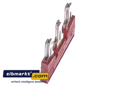 View top left Phoenix Contact FBS  3-8 Cross-connector for terminal block 3-p
