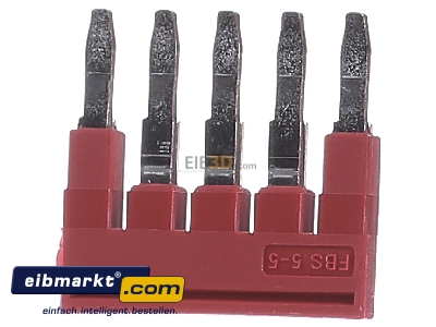 Ansicht hinten Phoenix Contact FBS  5-5 Steckbrcke 5p. rt FBS 5-5