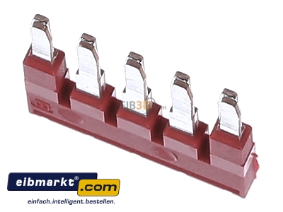 Ansicht oben vorne Phoenix Contact FBS  5-5 Steckbrcke 5p. rt FBS 5-5