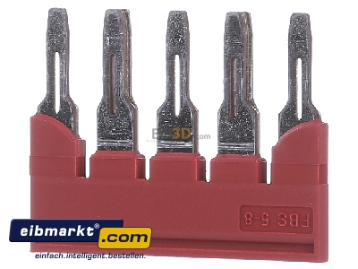 Frontansicht Phoenix Contact FBS  5-8 Steckbrcke 5p. rt FBS 5-8